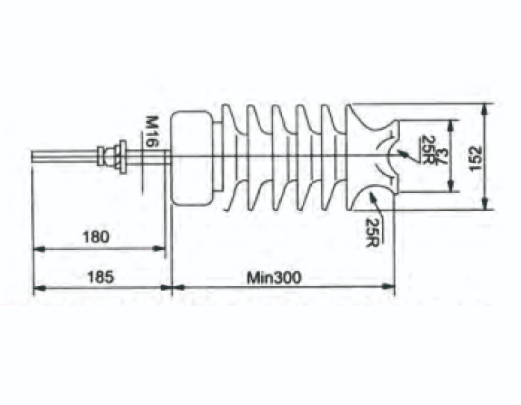 Ansi Lin Post Insulators For High Voltage