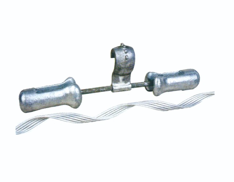 Prestranded Clamp Asymmetrical Tuning Fork Damper