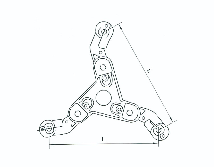 Spacer Dampers For Three-bundle Conductor