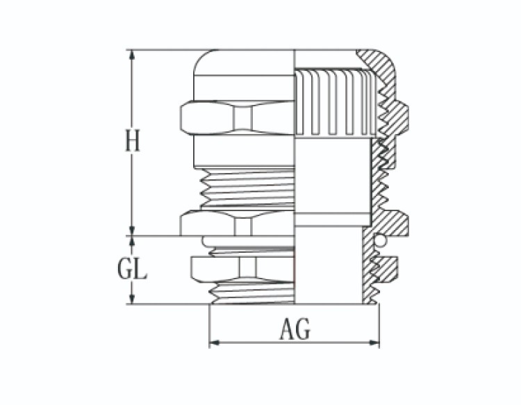 Metal Cable Gland- Super Large Type