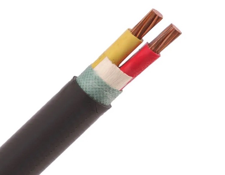 2x25mm2 Copper Conductors PVC Insulated PVC Sheathed Power Cable