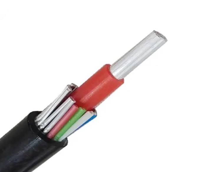 0.6/1kV 2X16mm2 Aluminum LV Concentric Service Cable with Pilot Communication Cores 